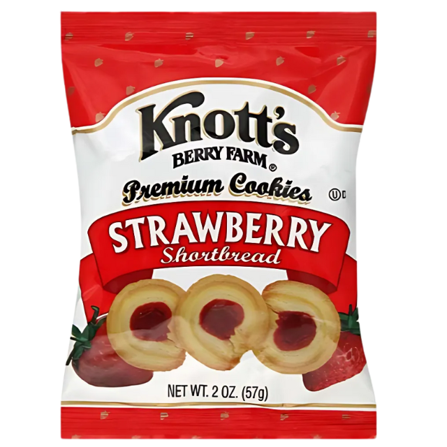 Knotts Strawberry Shortbread Cookies