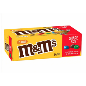 m&m's peanut sharing size