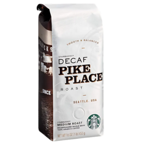 Starbucks decaf pike place