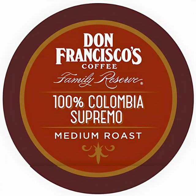 100% Colombian coffee pod