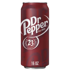 Dr pepper can 16oz