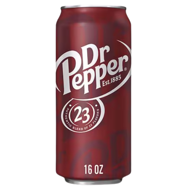 Dr pepper can 16oz
