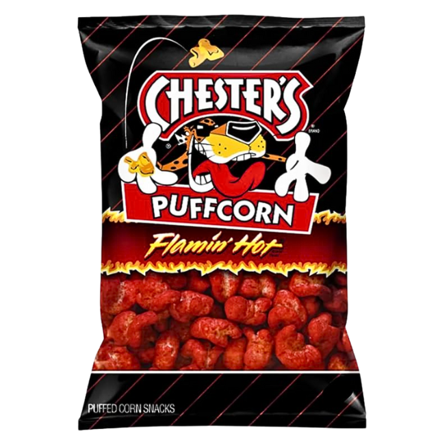 Chester Puffcorn Flamin Hot